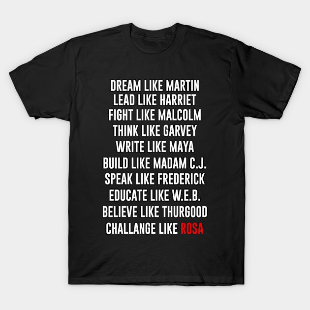 Dream Like Martin T-Shirt by mintipap